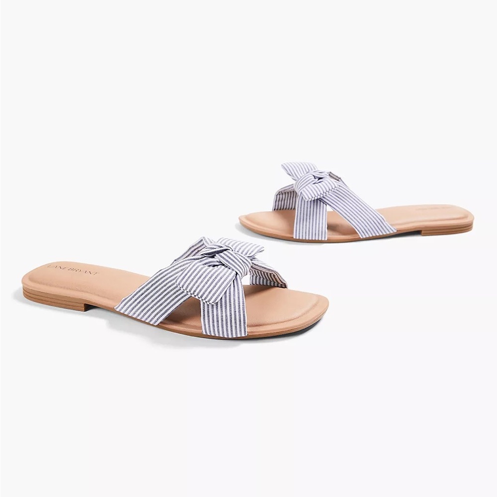NWT Dream Cloud Bow Sandal 11 WIDE